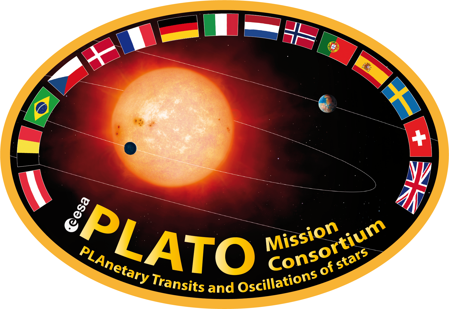 PLATO Sticker